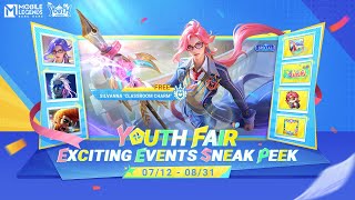 Events Preview  Youth Fair  Mobile Legends Bang Bang [upl. by Dylan]