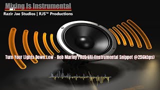 🔊 Turn Your Lights Down Low  Bob Marley  RJS VAI Instrumental Snippet 256kbps music shorts [upl. by Carlo]