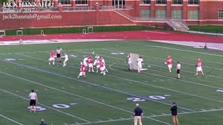 Jack Hannah Class of 2017 Midfielder Lacrosse Highlights [upl. by Ecirtemed]