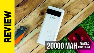 Romoss Sense 6PS  20000 mAh Power Bank Review [upl. by Petua]