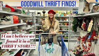 GOODWILL THRIFT FINDS Last Thrift Day Of The Year amp It Was One Of The BEST [upl. by Karlis104]