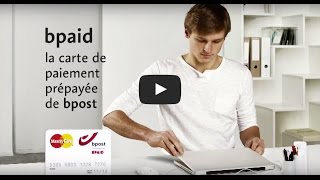 bpaid  carte de paiement prépayée de bpost  protection [upl. by Gnagflow474]