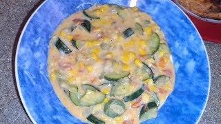 calabacitas con crema ala Mexicana 🇲🇽🇲🇽🇲🇽🇲🇽🇲🇽 [upl. by Prue]