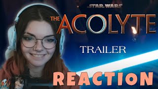 Star Wars  The Acolyte Trailer  REACTION [upl. by Hannasus205]