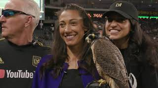 World Cup Winner amp USWNT Legend Christen Press Cant Believe LAFC Fans [upl. by Aimaj87]