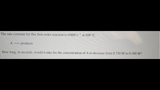 Chemistry Help The reaction C4H8→2C2H4 has an activation energy of 262 kJmol At 600K the rate [upl. by Ednutey530]