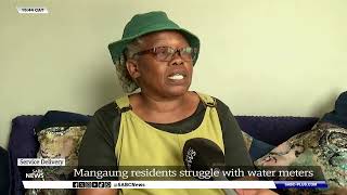 Service Delivery  Mangaung residents struggle with water meters [upl. by Mullins514]