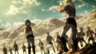 ▸ Mikasa Vs Annie Training extra scene Aot  Snk ENGLISH SUB [upl. by Granniah]