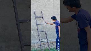 ladder illusion  MrWassi  zach king ladder video editing [upl. by Aneahs]