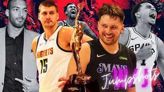 My NBA Award Ballot Luka or Jokic for MVP Wemby for ROY and DPOY  Jump Shots W J [upl. by Floria]