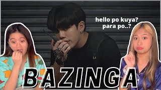 SB19 Bazinga Official Music Video KALAT REACTION Philippines [upl. by Joby]