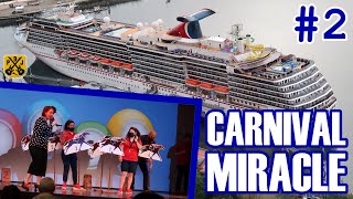 Carnival Miracle Pt2 Sea Day Brunch Wooden Horse Racing Fancy Dinner Night 88 Keys  ParoDeeJay [upl. by Sapphera]