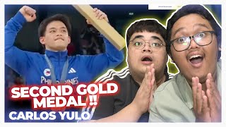 Carlos Yulo  Winning Moment  Mens Vault OLYMPIC GAMES PARIS 2024 REACTION [upl. by Gnemgnok]