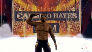 WWE2K24 CARMELO HAYES 24 ENTRANCE WTUTORIAL NO MODS [upl. by Coltun]