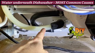 Water leaking under Dishwasher  Most common causes [upl. by Nosydam]