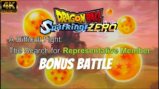 DRAGON BALL Sparking Zero Bonus Battle 6 A Difficult Fight The Search for Representative Member [upl. by Mashe]