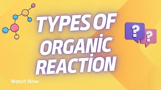 Types of Organic Reaction [upl. by Herc]