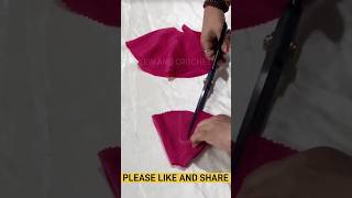 Skirt and frock cutting method shorts cuttingskils cuttinghacks skirttutorial sewing howto [upl. by Zeculon]