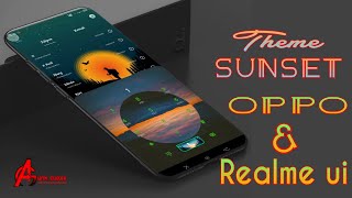 Theme Sunset For Realme Ui dan Oppo Color oS 76 amp 5 [upl. by Ettelloc758]