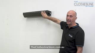 Product Review Austral Retractaway Retractable 40 amp 50 Wall Mount Clothesline [upl. by Hekker]