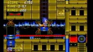 Sonic The Hedgehog 2 SEGA Mega Drive Casino Night Zone Part 1 [upl. by Jessamine490]