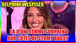 Delphine Wespiser avec Stomy Bugsy elle fait une annonce inattendue [upl. by Norrabal]