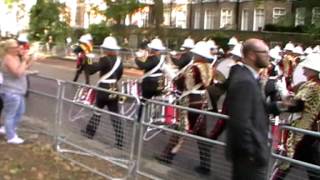 Royal Marines Massed Bands march to Beating Retreat  June 2014 [upl. by Haldan508]