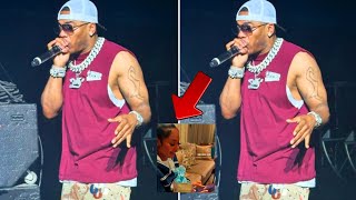 Nelly Makes The Real Surprise During The Show Ashanti amp Her New Baby Watching Him Live From Homequot [upl. by Mogerly231]