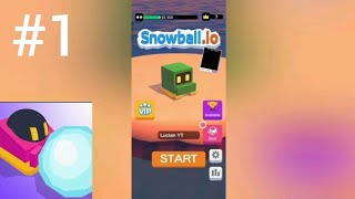 Snowballio  Gameplay 1 iosAndroid [upl. by Aiduan861]