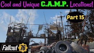 Fallout 76 Cool and Unique CAMP Locations Part 15 [upl. by Naamann932]