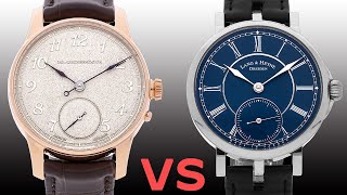 70000 German Watch Comparison  Lang amp Heyne Friedrich III VS Moritz Grossmann Tremblage [upl. by Icam301]