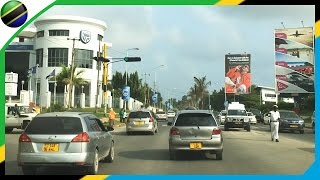 Dar es Salaam streetscape from Upanga to Oyster bay  Tanzania [upl. by Xaviera]