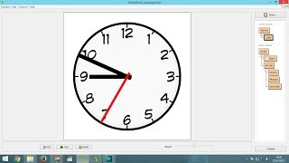 How to Make Analog Clock Animation on Greenfoot [upl. by Ahsat60]