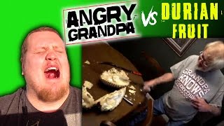 DURIAN FRUIT vs ANGRY GRANDPA REACTION [upl. by Amre536]