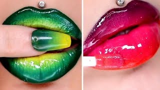 17 Lips art ideas amp Amazing Lipstick shades  Compilation plus  Lipstick tutorial for beginners [upl. by Uol]