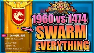 1960 vs 1474 Kingsland 2x Joan Wheel KvK in Rise of Kingdoms [upl. by Ahsotan]