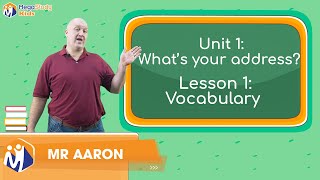 Tiếng Anh Lớp 5  Unit 1 Whats your address  Lesson 1 Từ Vựng  Megastudy Kids [upl. by Baxter]