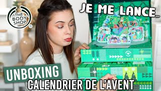 UNBOXING Calendrier de l’avent The Body Shop 149€ 😱 [upl. by Naahs]