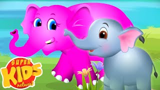 Baby Elephant Song  Nursery Rhymes And Kids Songs  Cartoon Videos from Super Kids Network [upl. by Gnud]