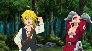 Meliodas elizabeth Zeldris gelda van al reinó demoníaco Nanatsu no taizai película 2021 [upl. by Yerd]