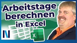 Excel 2019 Mit den Funktionen ARBEITSTAG amp NETTOARBEITSTAGE kannst Du Zeiträume einfach berechnen [upl. by Leahcin]