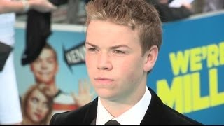 Will Poulter on Kissing Jennifer Aniston  Splash News TV  Splash News TV [upl. by Babbette]