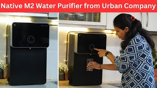 Best RO Water Purifier in India  Urban Company Native M2 RO Review [upl. by Bellda425]