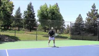 Tennis Forehand Slice Approach Shot Lesson  Chapter 4 [upl. by Eta]