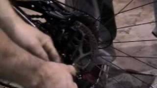 How to attach Aosom bike trailer to the quick release wheel bicycle [upl. by Rika310]