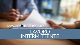 Lavoro intermittente tutte le novità [upl. by Valtin]