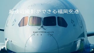 超接近撮影！軍用から旅客まで。超多忙な福岡空港の滑走路 2014816 [upl. by Atteiluj]