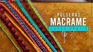 10 PULSERAS FÁCILES Y RÁPIDAS 💥» Ep 31  pulseras de hilo  friendship bracelets ● Curso de Macrame [upl. by Maloney]