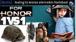 Zone spaming Gladiator gets mad Nobushi 1vs1 For Honor duel [upl. by Conti]