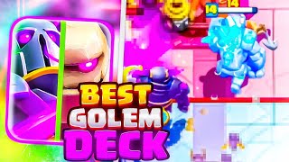 MIND BLOWING  GOLEM PEKKA IS THE BEST META IN CLASH ROYALE [upl. by Whitehurst]